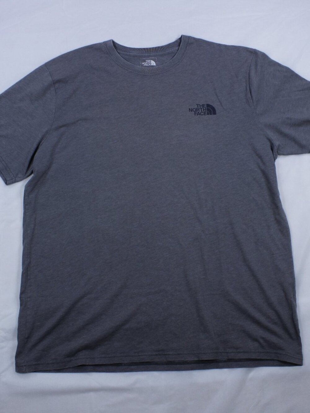 The North Face Men's T-Shirt - Charcoal Grey Heather - Chest Logo - Size XL